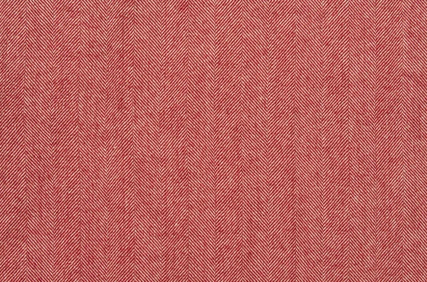 Red-white herringbone wool fabric texture pattern — Stock Photo, Image