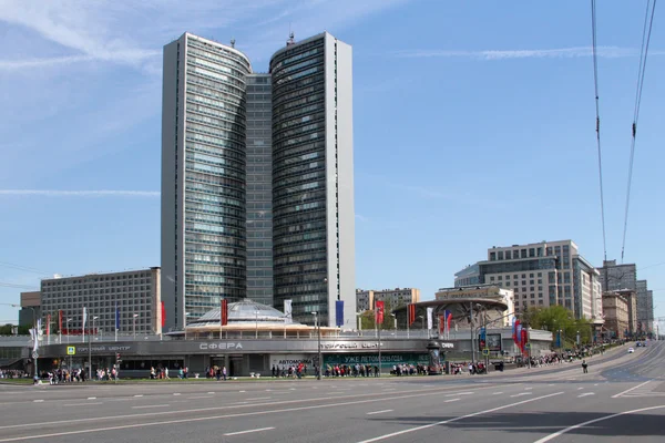 Moskau, Russland. der Aufbau der Moskauer Stadtregierung — Stockfoto