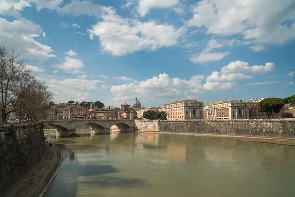 Tiber 강, 로마, 이탈리아 — 스톡 사진