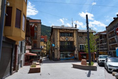 Andorra 'nın yaz manzarası.