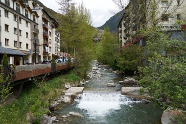 Andorra 'nın yaz manzarası.