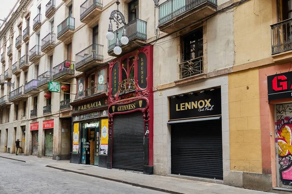 Rue Gothique Dans Centre Historique Barcelone Espagne — Photo