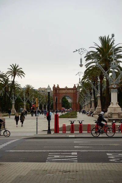 Arco Del Triunfo Barcelona España — Foto de Stock