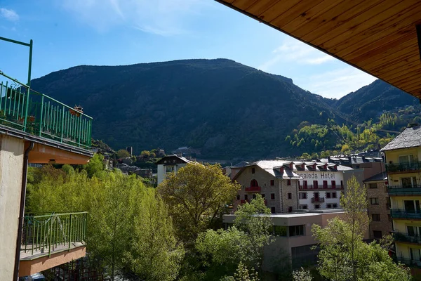 Paysage Urbain Andorre Été — Photo