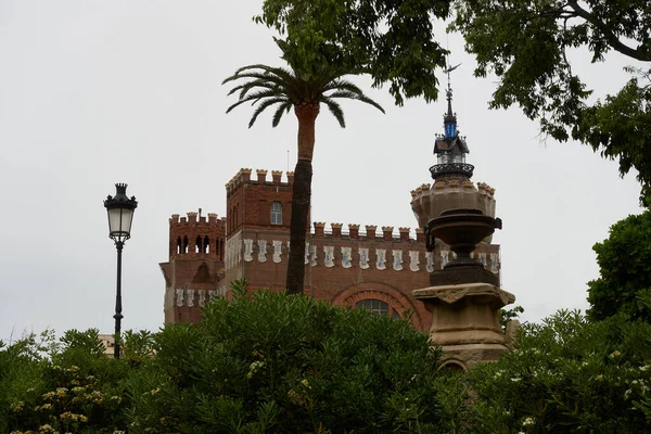 Parque Ciudadela Ciutadella Barcelona España — Foto de Stock