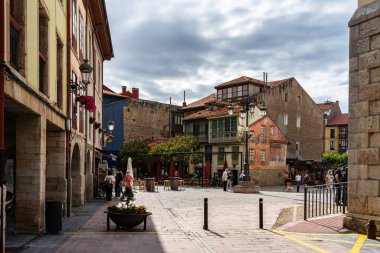 İspanya 'nın Asturias kentindeki Rivadesella köyü.
