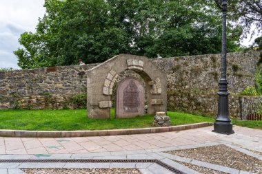 İspanya 'nın Asturias kentindeki Cangas de onis köyü.