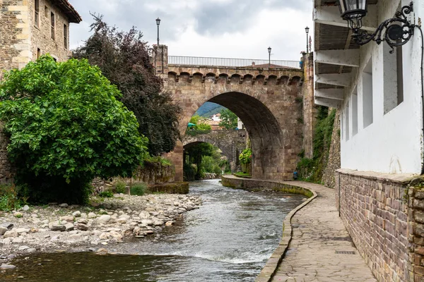 Χωριό Potes Στην Κανταβρία Ισπανία — Φωτογραφία Αρχείου