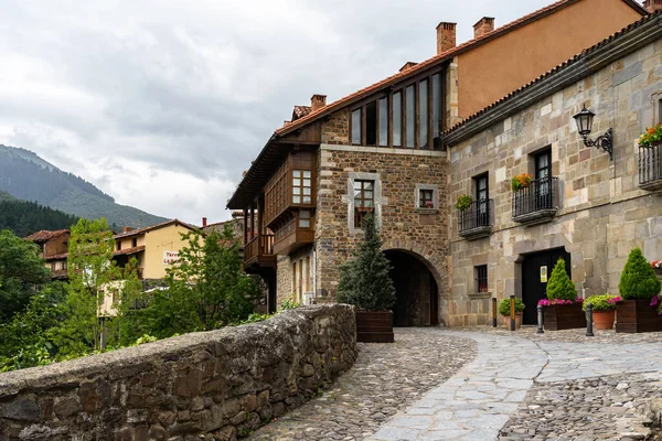 Potes Aldeia Cantabria Espanha — Fotografia de Stock