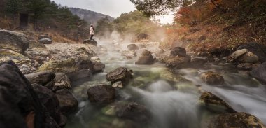 Kusatsu onsen Japonya'da