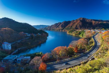 Picturesque view of river `
