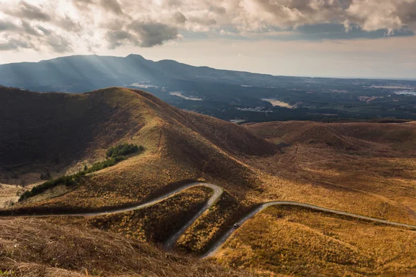 Pintoresca vista aérea de las colinas — Foto de Stock