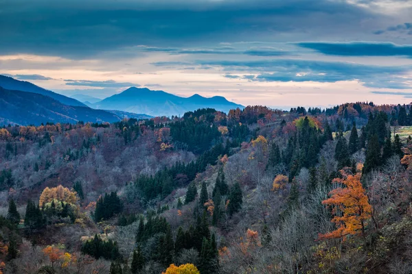 Góry jesień w Nagano — Zdjęcie stockowe