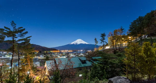 Góra fuji i jezioro kawaguchi — Zdjęcie stockowe