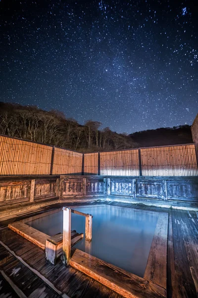 Outdoors pool in japanese baths — Stock Photo, Image