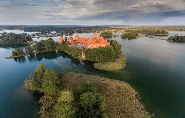 Trakai castle in Litaunia clipart