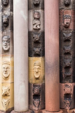 Fransa Colmar katedralde dekor 