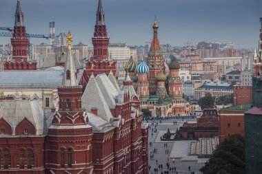 St. Manzarası Basil 'in Katedrali