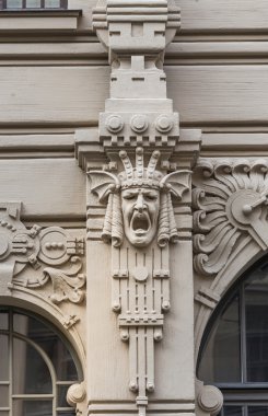 Riga dekorasyonda eski bina