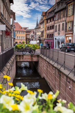 Fransa'da Colmar şehir 