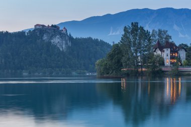 Bled Gölü evler