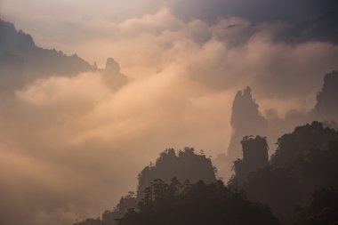 Avatar mountains of Zhangjiajie clipart