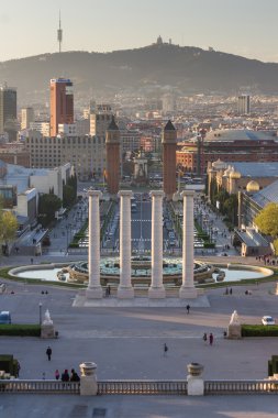 Plaza de España'nın, barcelona, İspanya