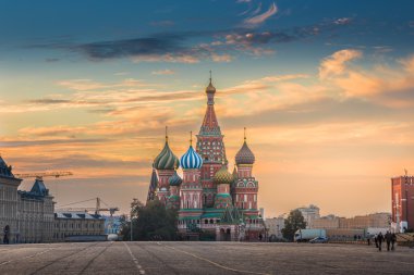 St. Manzarası Basil 'in Katedrali