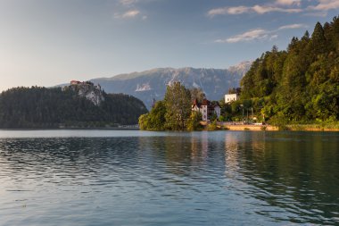 Bled Gölü evler