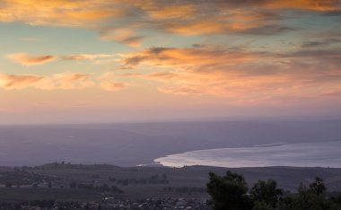 Celile Denizi, Kinneret, İsrail. 