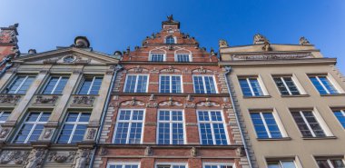 Gdansk Polonya eski binalar