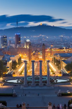 Plaza de España'nın, barcelona, İspanya