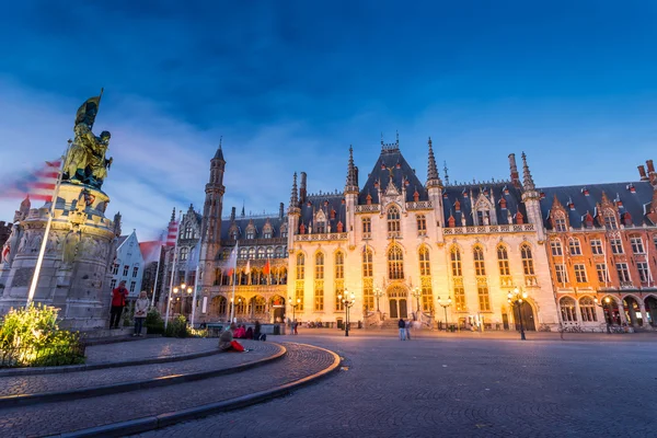 Régi város Bruges Belgiumban — Stock Fotó