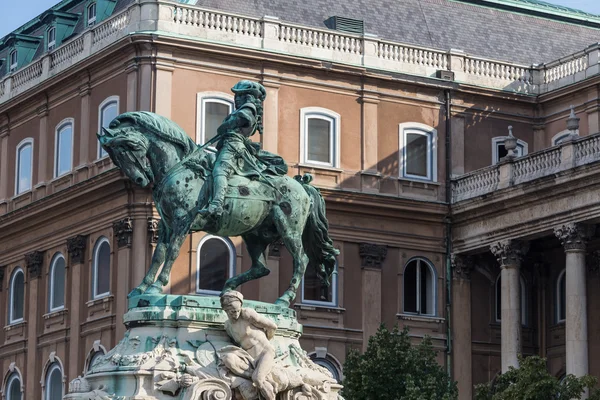 Prince Eugene Savoyai szobra, Budapest — Stock Fotó