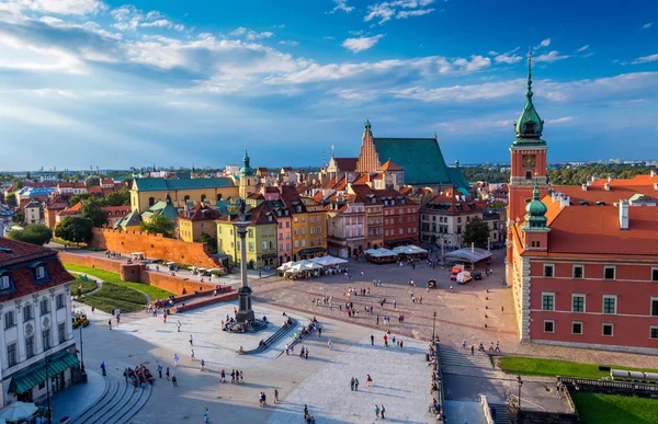 Vista da cidade Varsóvia — Fotografia de Stock