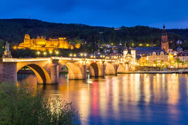 Pohled na město Heidelberg — Stock fotografie