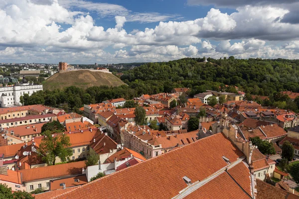 Панорамний вид Вільнюс, Литва — стокове фото