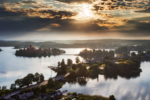 Trakai kale Litaunia — Stok fotoğraf