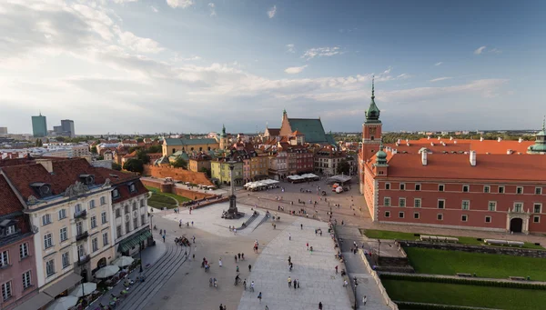 Varsóvia cidade velha na Polônia — Fotografia de Stock