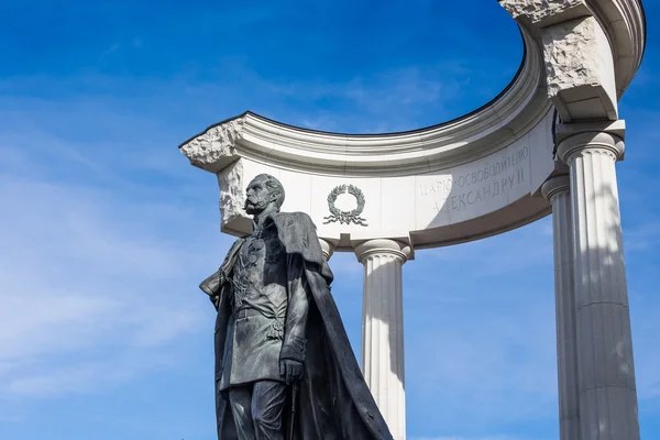 Pomnik cesarza Aleksandra Ii w Moskwie — Zdjęcie stockowe