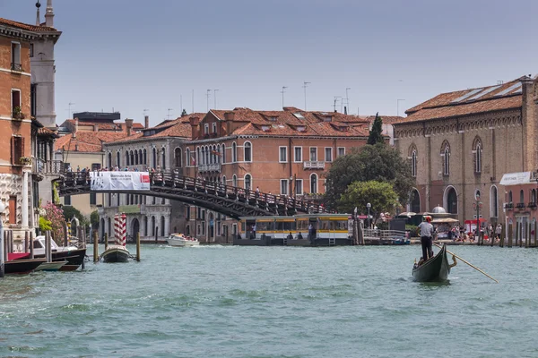 Venise Grand canal en Italie — Photo