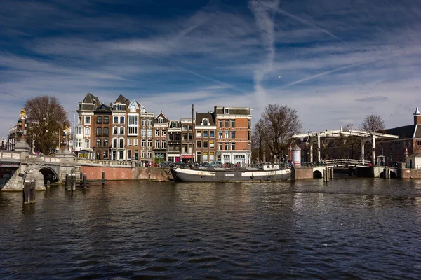 Amsterdam şehir sokakları — Stok fotoğraf