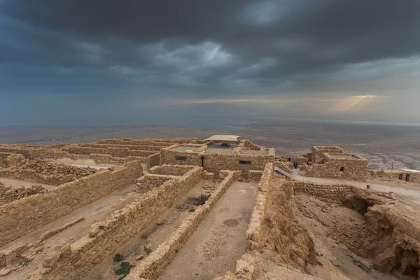 masada Kalesi judaean Çölü'nde.