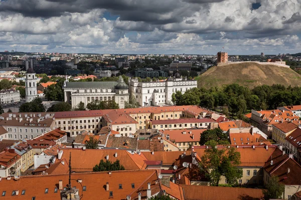 Panoramisch uitzicht van Vilnius, Litouwen — Stockfoto