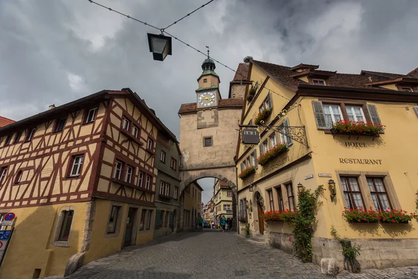 Πόλη Rothenburg ob der Tauber στη Γερμανία — Φωτογραφία Αρχείου