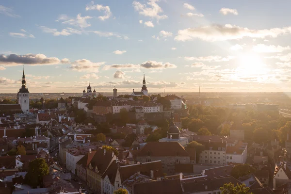 Oude stad van Tallinn, Estland. — Stockfoto