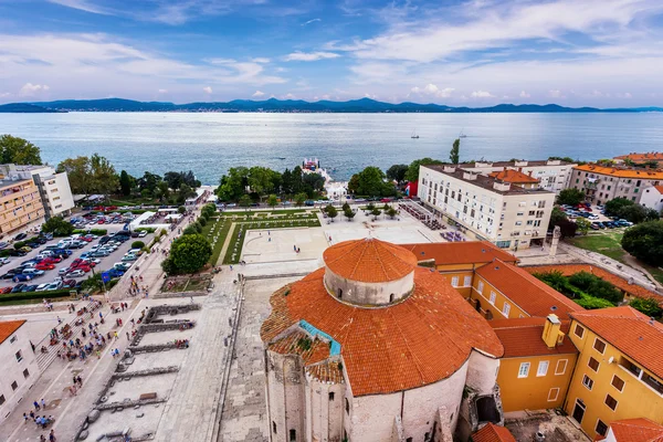 Uitzicht over stad Zadar — Stockfoto