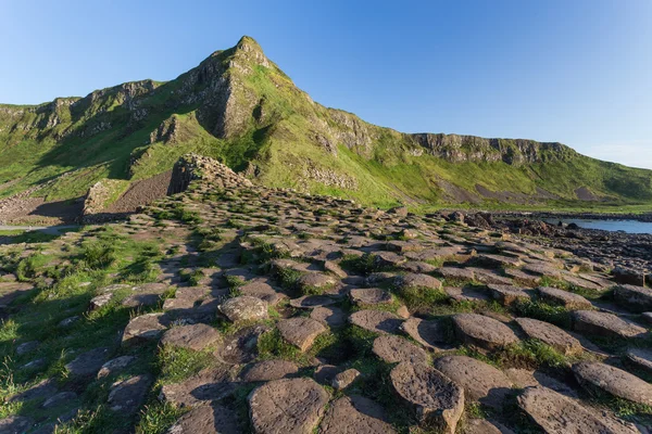 Widok z Giant's Causeway — Zdjęcie stockowe