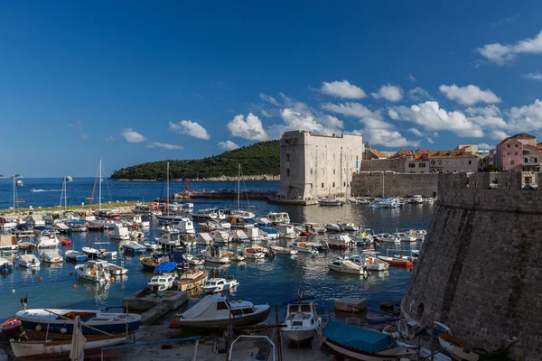 Uitzicht over stad Dubrovnik — Stockfoto
