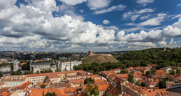 Vilnius Vista panorâmica, Lituânia — Fotografia de Stock